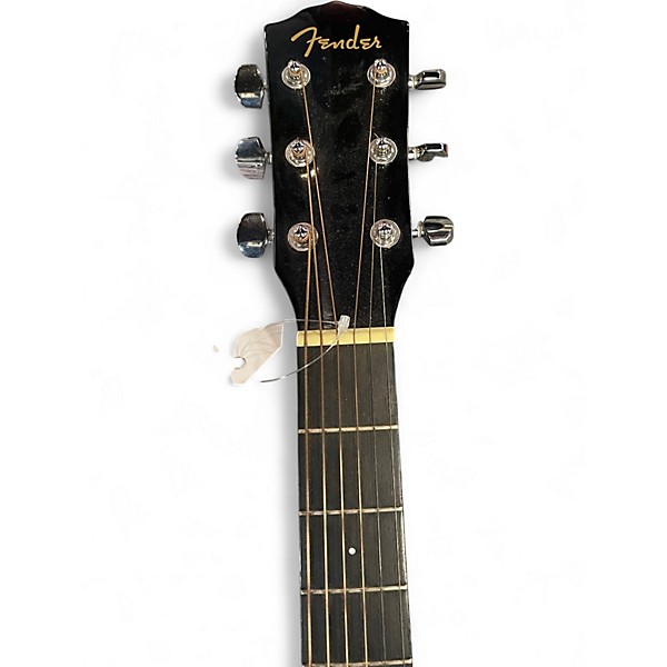 Used Fender CD60SCE Black Acoustic Guitar