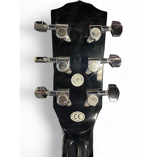 Used Fender CD60SCE Black Acoustic Guitar