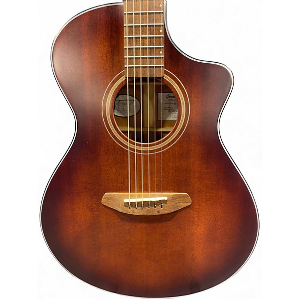 Used Breedlove Wildwood Concert Whiskey Burst Acoustic Electric Guitar