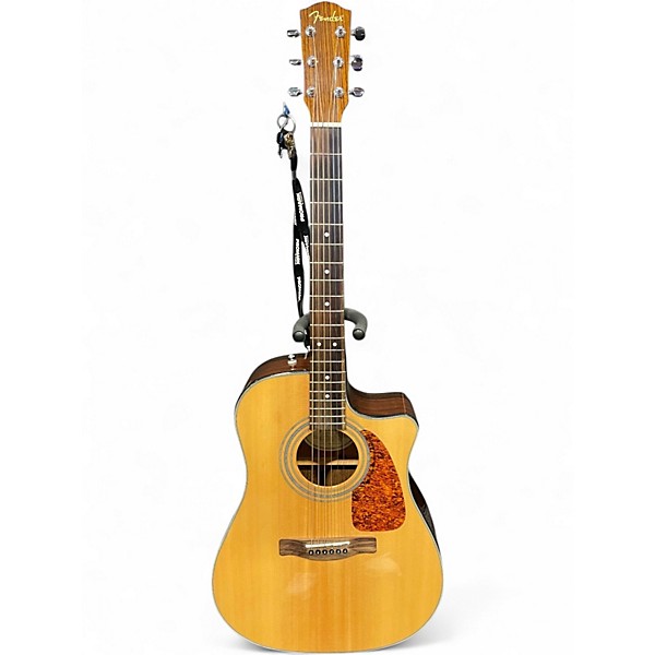 Used Fender CD220SCE Natural Acoustic Electric Guitar