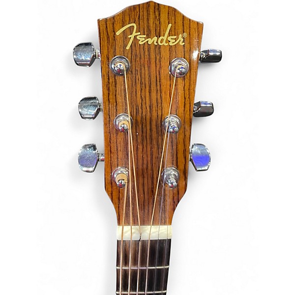 Used Fender CD220SCE Natural Acoustic Electric Guitar