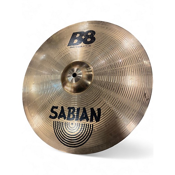 Used SABIAN 16in B8 Thin Crash Cymbal