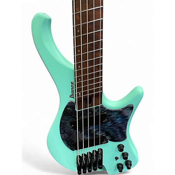 Used Ibanez EHB1005SMS Seafoam Green Electric Bass Guitar