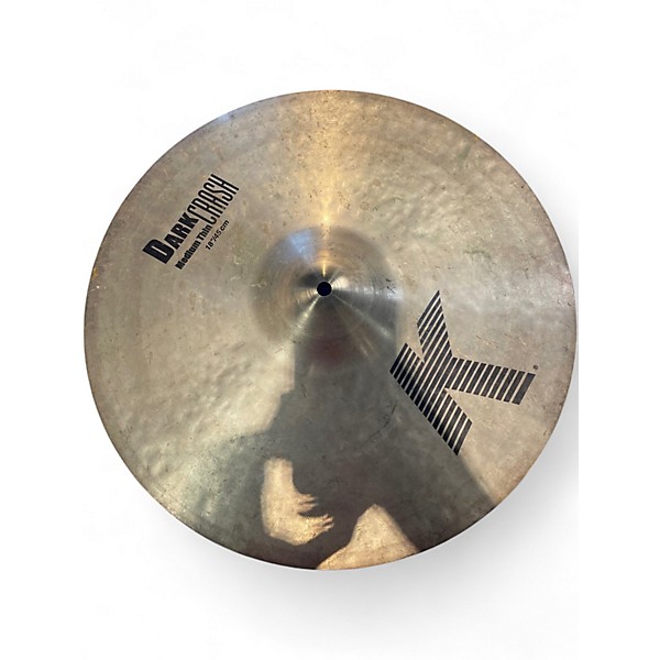 Used Zildjian 18in K Medium Dark Thin Crash Cymbal
