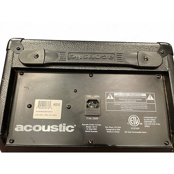 Used Acoustic AG15 15W 1X8 Acoustic Guitar Combo Amp