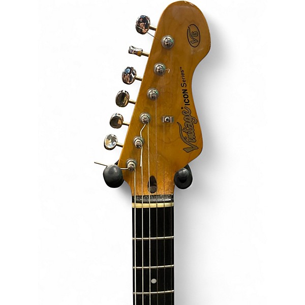 Used Vintage ICON V6 RELIC BLUE Solid Body Electric Guitar