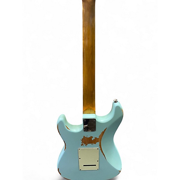 Used Vintage ICON V6 RELIC BLUE Solid Body Electric Guitar