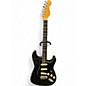 Used Fender Deluxe Stratocaster Black Solid Body Electric Guitar thumbnail