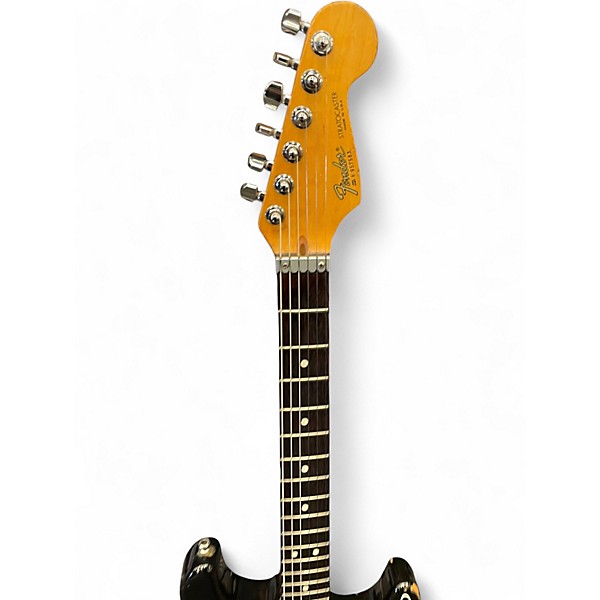Used Fender Deluxe Stratocaster Black Solid Body Electric Guitar