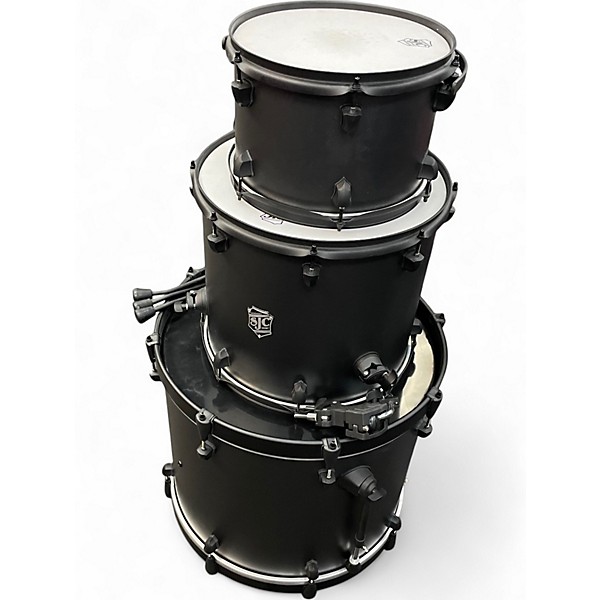 Used SJC 3 Piece PATHFINDER GALAXY GREY Drum Kit