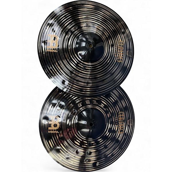 Used MEINL 14in CLASSICS CUSTOM DARK HI HATS Cymbal