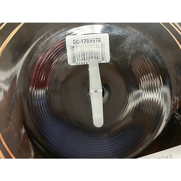 Used MEINL 12in CLASSICS CUSTOM DARK TRASH STACK Cymbal
