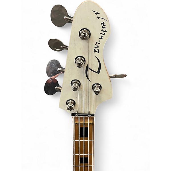 Used Z Bass EV1 ULTRA JV White Electric Bass Guitar