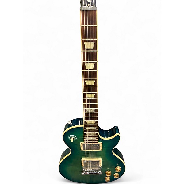 Used 2014 Gibson 120th Anniversary Les Paul Classic Ocean Blue Solid Body Electric Guitar