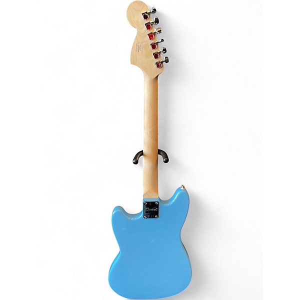 Used Fender Mustang Blue Solid Body Electric Guitar