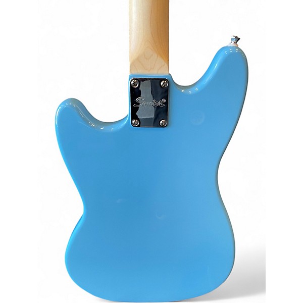 Used Fender Mustang Blue Solid Body Electric Guitar