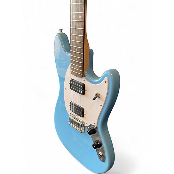Used Fender Mustang Blue Solid Body Electric Guitar