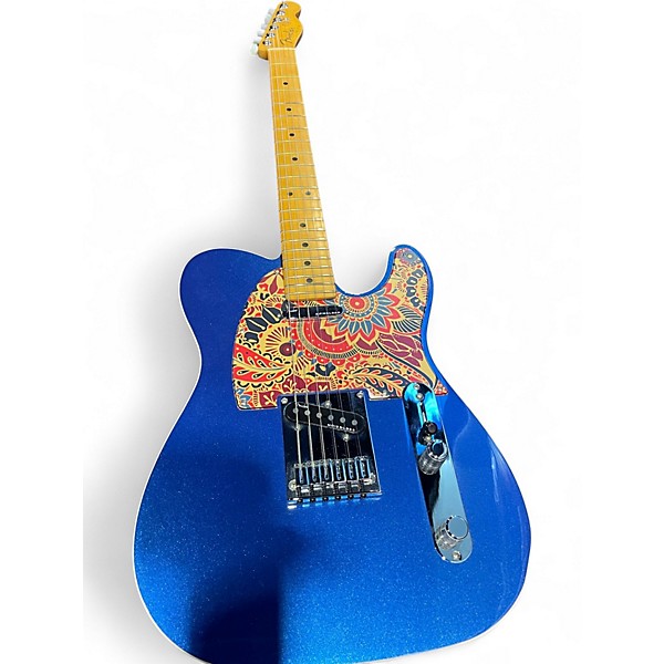 Used Fender American Ultra Telecaster COBRA BLUE Solid Body Electric Guitar