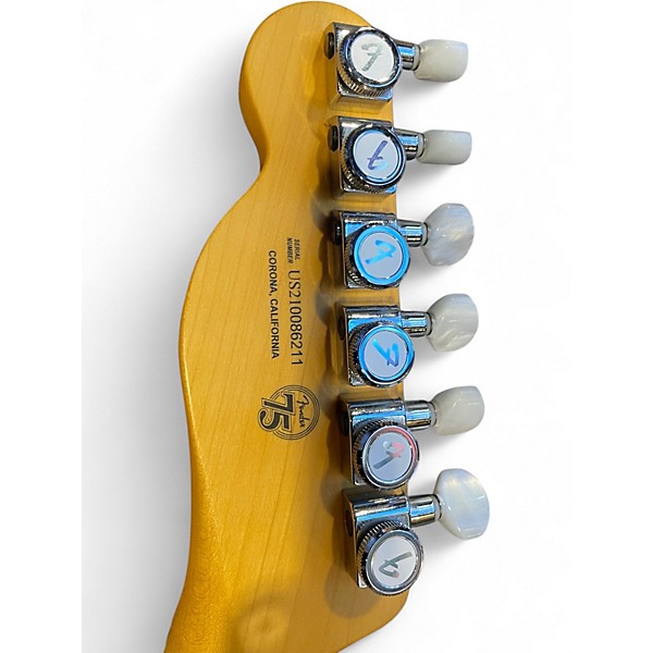 Used Fender American Ultra Telecaster COBRA BLUE Solid Body Electric Guitar
