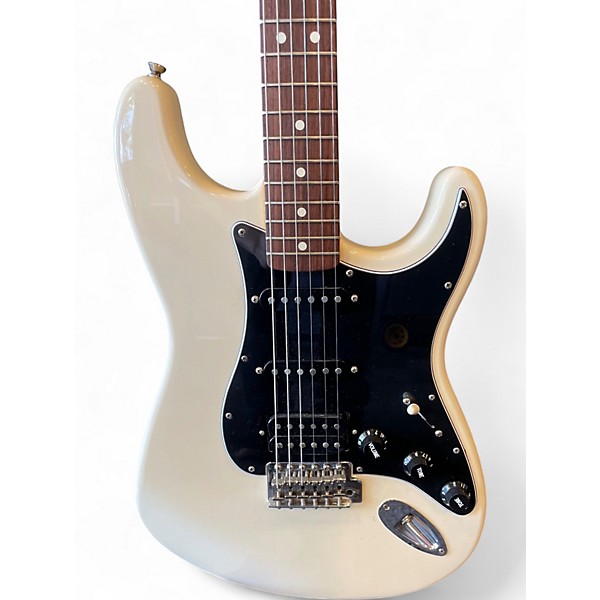 Used Fender Standard Stratocaster Alpine White Solid Body Electric Guitar