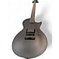 Used Ltd Black Metal MATTE BLACK Solid Body Electric Guitar