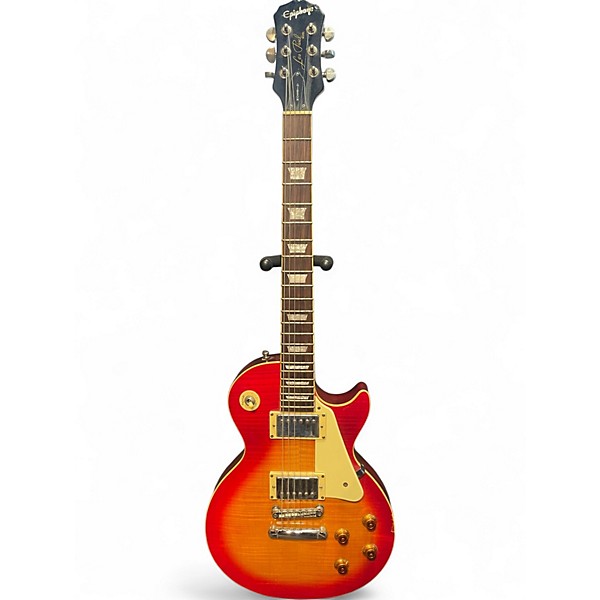 Used Epiphone Les Paul Standard Cherry Sunburst Solid Body Electric Guitar
