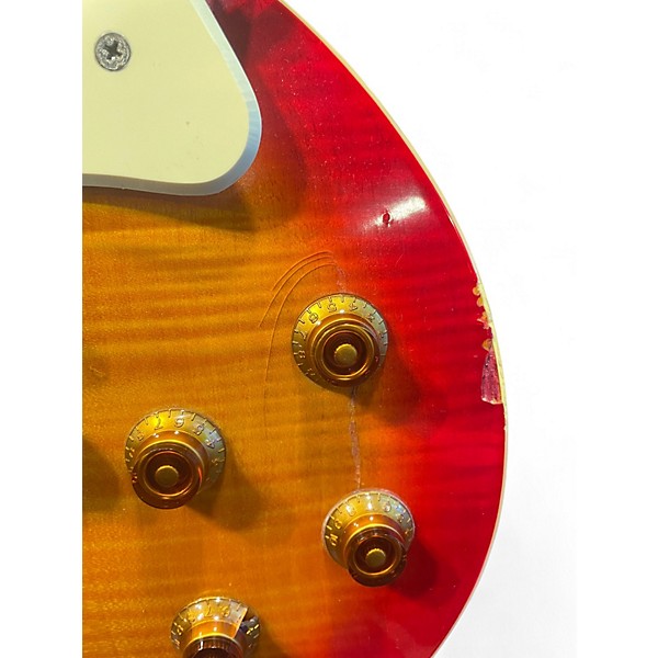 Used Epiphone Les Paul Standard Cherry Sunburst Solid Body Electric Guitar