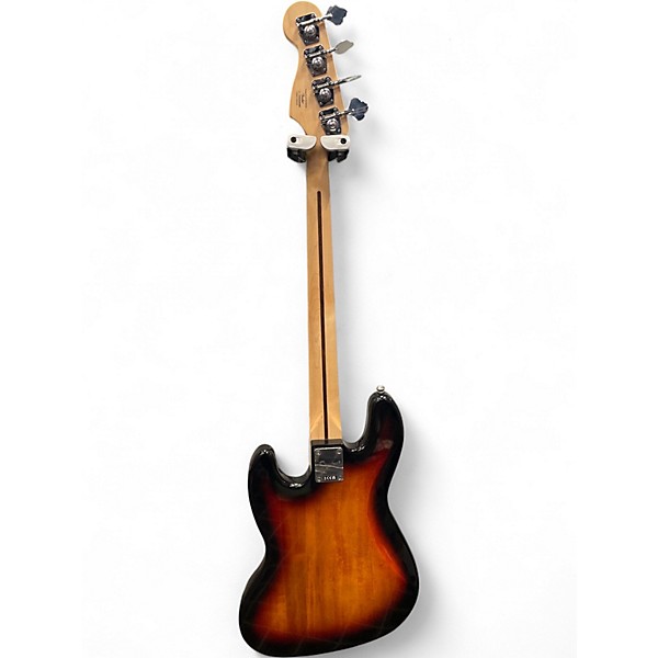 Used Squier Affinity Jazz Bass 2 Color Sunburst Electric Bass Guitar