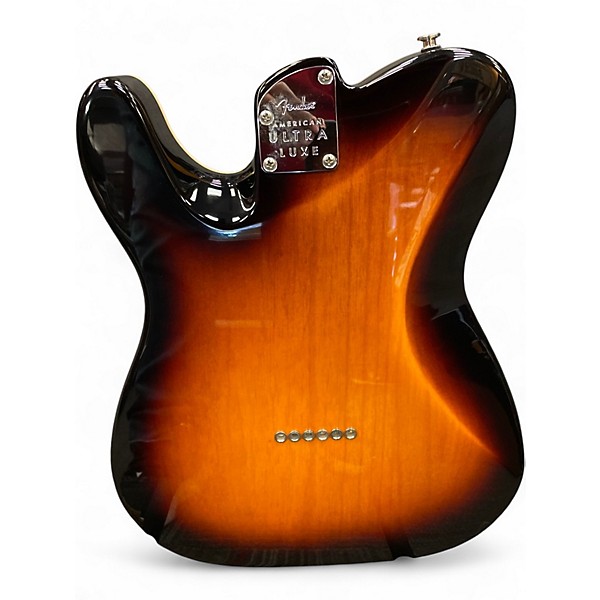 Used 2023 Fender American Ultra Luxe Telecaster 3 Color Sunburst Solid Body Electric Guitar