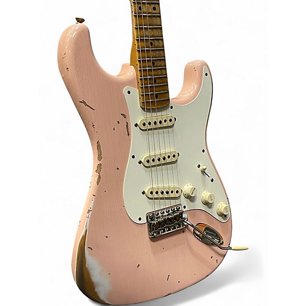 Used Fender 1957 CUSTOM SHOP STRATOCASTER HEAVY RELIC Shell Pink Solid Body Electric Guitar