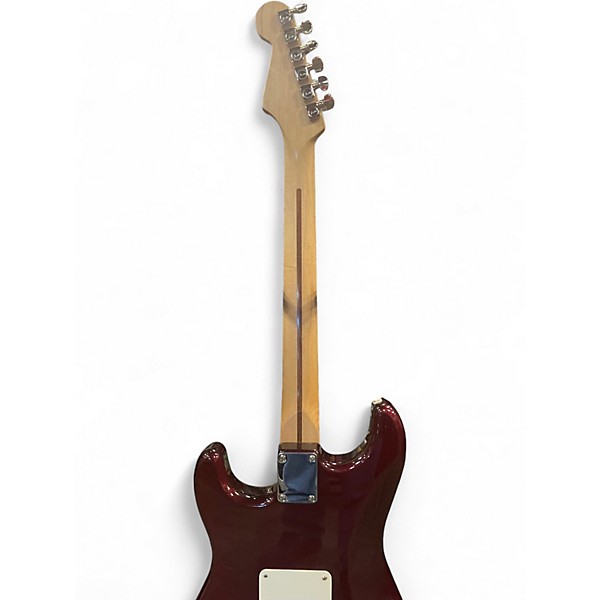Used Fender Mexican Standard Stratocaster Candy Apple Red Solid Body Electric Guitar