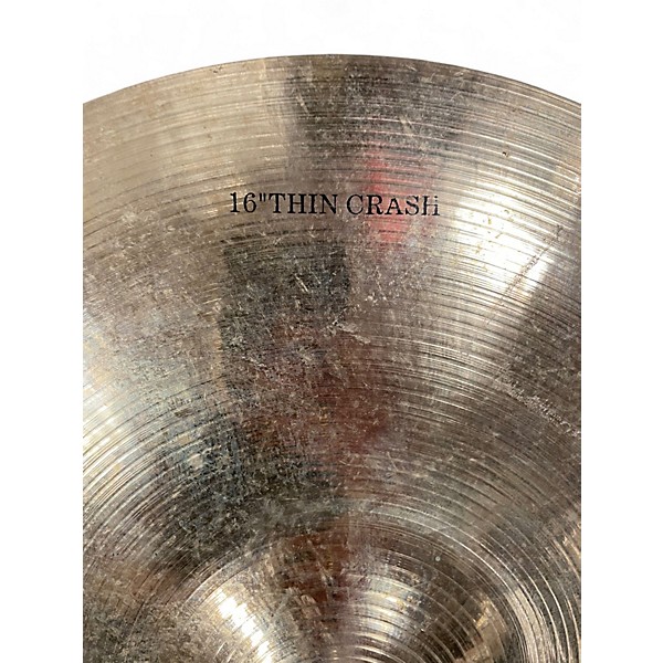 Used Wuhan 16in Thin Crash Cymbal Cymbal