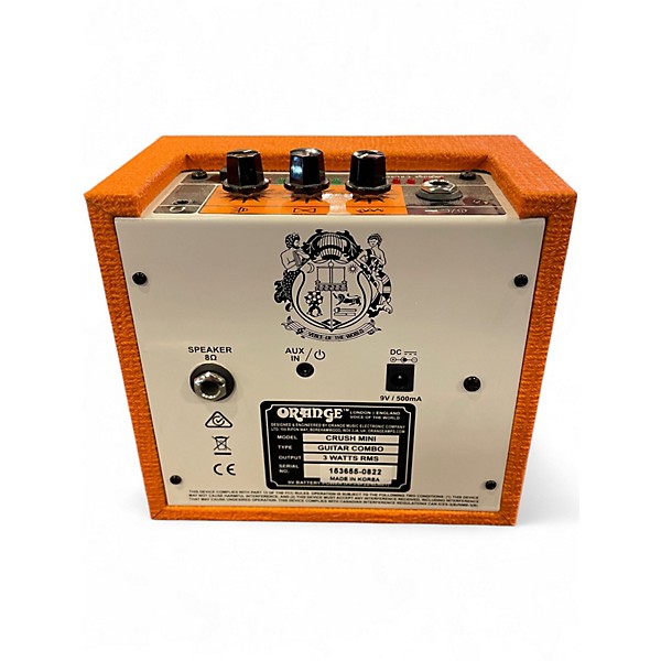 Used Orange Amplifiers Crush Mini Guitar Combo Amp