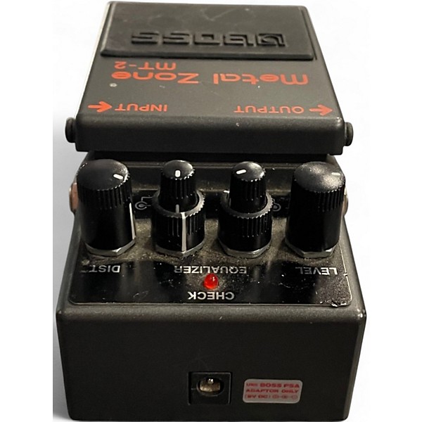 Used BOSS MT2 Metal Zone Distortion Effect Pedal