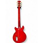 Used Burny DOUBLE CUT CHERRY RED Solid Body Electric Guitar