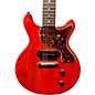 Used Burny DOUBLE CUT CHERRY RED Solid Body Electric Guitar