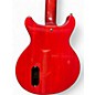 Used Burny DOUBLE CUT CHERRY RED Solid Body Electric Guitar