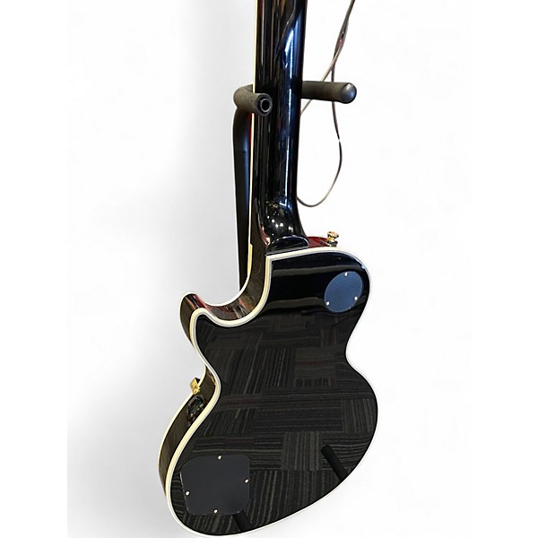 Used Epiphone Les Paul Custom P90 Ebony Solid Body Electric Guitar