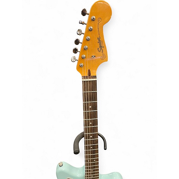 Used Squier JAZZMASTER Daphne Blue Solid Body Electric Guitar