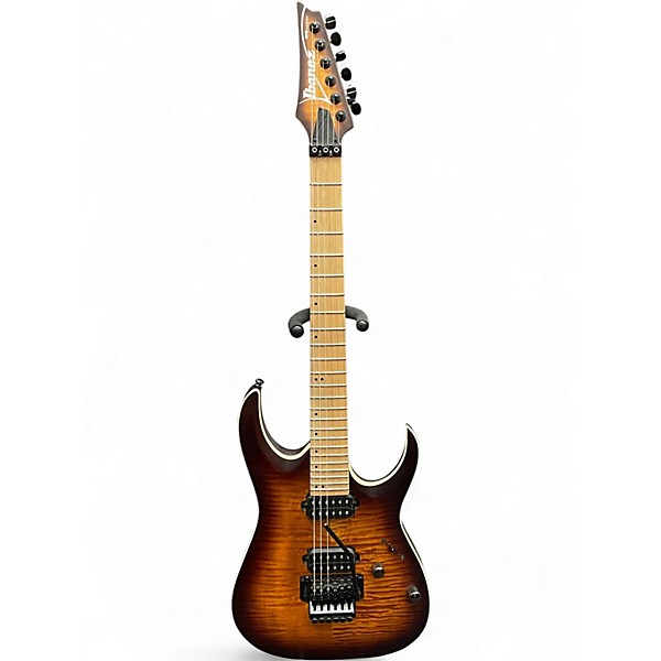 Used Ibanez RGAR42MFT Dragons Eye Burst Solid Body Electric Guitar