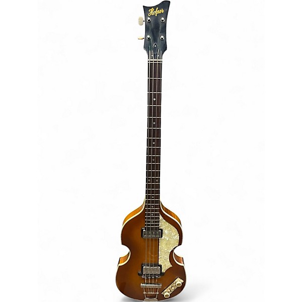 Used Hofner 500/1 Relic Bass Vintage Burst Electric Bass Guitar