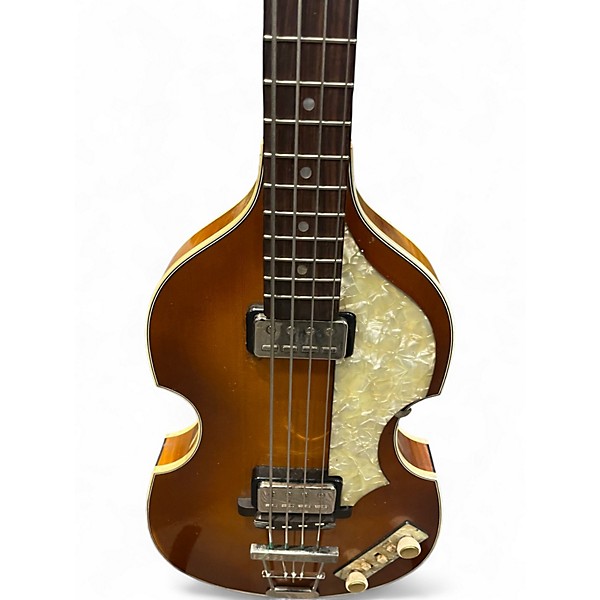 Used Hofner 500/1 Relic Bass Vintage Burst Electric Bass Guitar