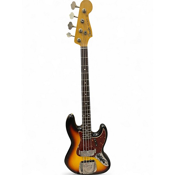 Used Fender Custom Shop 1964 Jazz Bass Journeyman Relic 3 Color Sunburst Electric Bass Guitar