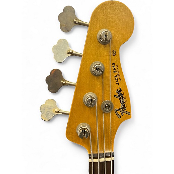 Used Fender Custom Shop 1964 Jazz Bass Journeyman Relic 3 Color Sunburst Electric Bass Guitar