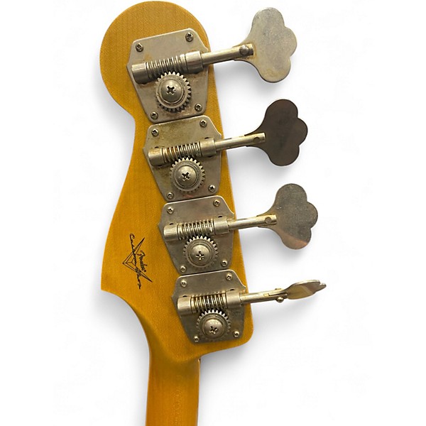 Used Fender Custom Shop 1964 Jazz Bass Journeyman Relic 3 Color Sunburst Electric Bass Guitar