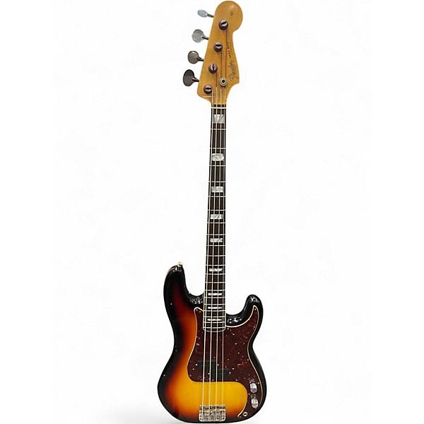Used Fender Custom Shop 1959 P Bass 3 Color Sunburst Electric Bass Guitar