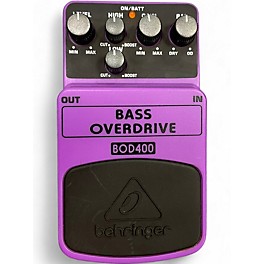 Used Behringer BOD400 Bass Overdrive Bass Effect Pedal