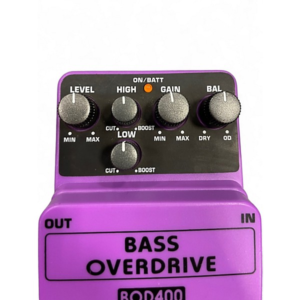Used Behringer BOD400 Bass Overdrive Bass Effect Pedal