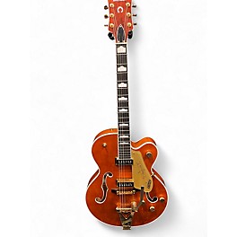 Used Gretsch Guitars G6120TGDS Round Up Orange Hollow Body Electric Guitar