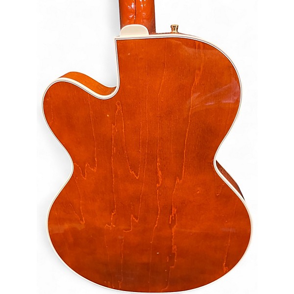 Used Gretsch Guitars G6120TGDS Round Up Orange Hollow Body Electric Guitar